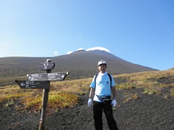 富士山ハイキングコースの各種標識